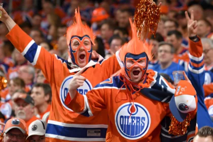 Oilers fan flash