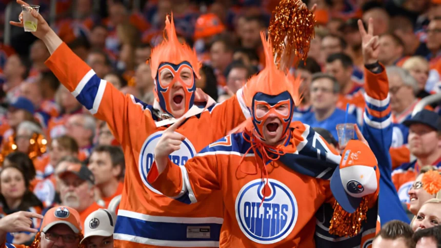 Oilers fan flash